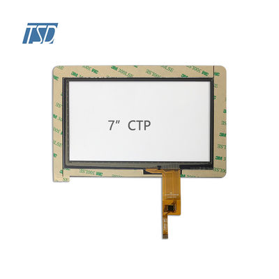 Màn hình cảm ứng PCAP tùy chỉnh Kính cường lực Ctp Giao diện I2C 7 inch