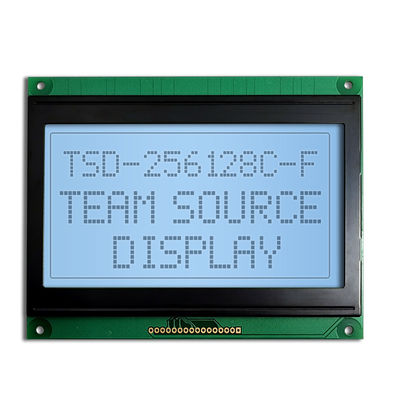Mô-đun hiển thị màn hình LCD đơn sắc đồ họa đơn sắc truyền qua COB 256x128 FSTN tùy chỉnh