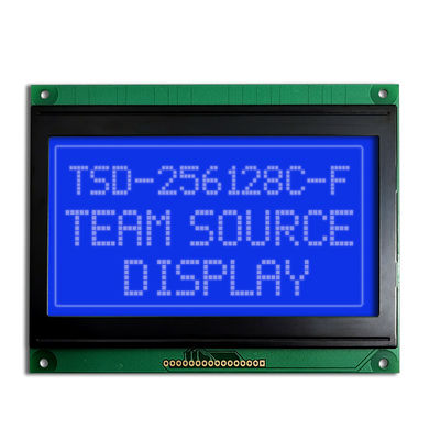 Mô-đun hiển thị màn hình LCD đơn sắc đồ họa đơn sắc truyền qua COB 256x128 FSTN tùy chỉnh