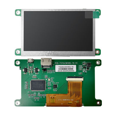 Giao diện HDMI Độ phân giải 800x480 Màn hình TFT LCD 4,3 inch ST7262E43