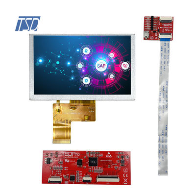 Giao diện UART Mô-đun màn hình LCD Tft điện dung 800x480 Hmi 5 inch