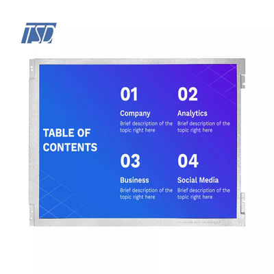 TFT 10,4 inch 800x600 Bảng điều khiển màn hình LCD kích thước trung bình Mô-đun màu trắng