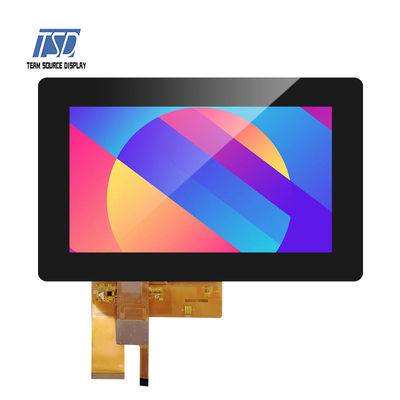 Mô-đun màn hình LCD TFT tiêu chuẩn TSD 7 inch 450 Nits 800x480 RGB với bảng điều khiển cảm ứng