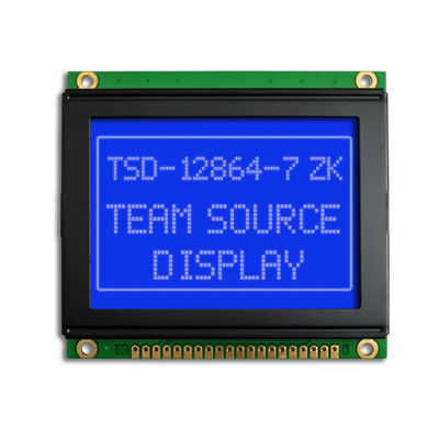 128X64 Cob Led Module Trình điều khiển ST7920 STN 6 O'Clock Viewing Graphic