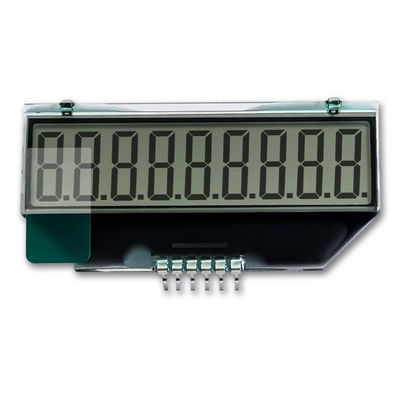 Màn hình LCD đơn sắc phản xạ dương COG 7 đoạn TN tùy chỉnh cho đồng hồ đo nước