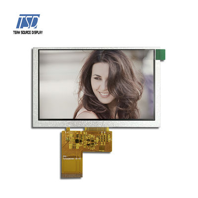 5.0 inch 800x480 ST7262 IC 500nits Màn hình LCD TFT với giao diện TTL