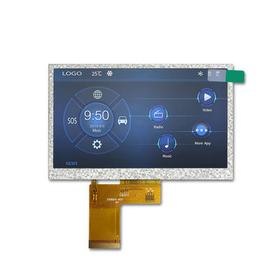 5 inch độ phân giải 5 inch 480xRGBx272 Giao diện RGB TN TFT LCD Display Module