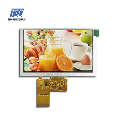5 '' 5 inch độ phân giải 800xRGBx480 RGB Giao diện màn hình IPS TFT LCD Mô-đun